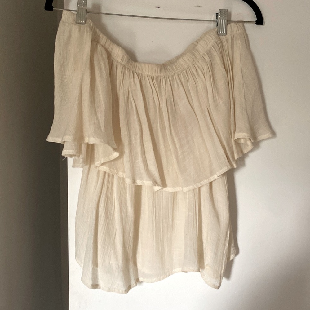 Strapless Flowy top